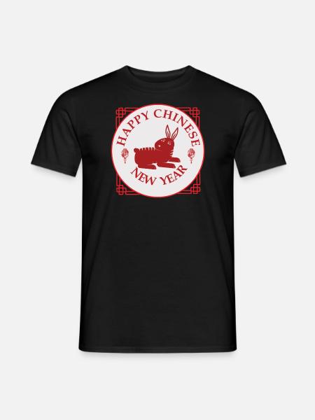 Nouvel An chinois - T-shirt homme - noir