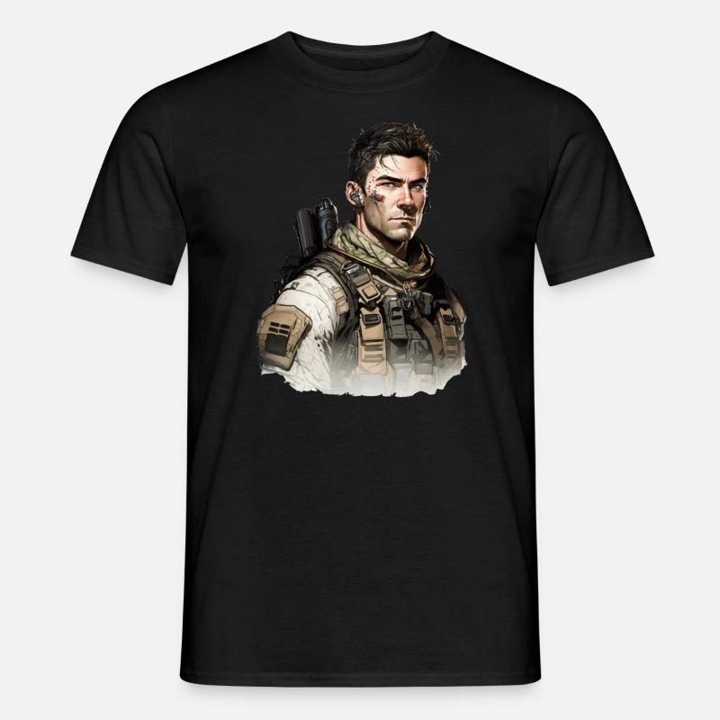 Secial Forces 2 Geschenk - Männer T-Shirt - Schwarz