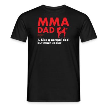 Sport Dad Definition MMA - Männer T-Shirt - Schwarz - Vorne - AI Model Male 178 light (178cm)