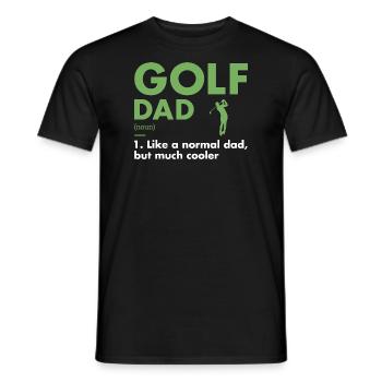 Sport Dad Définition Golf - T-shirt homme - noir - Devant - AI Model Male 178 light (178cm)
