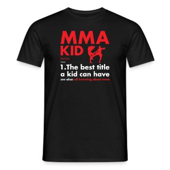 Sport Kid Definition MMA - Männer T-Shirt - Schwarz - Vorne - AI Model Male 178 light (178cm)