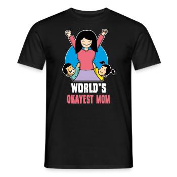 Fête des mères Maman - T-shirt homme - noir - Devant - AI Model Male 178 light (178cm)