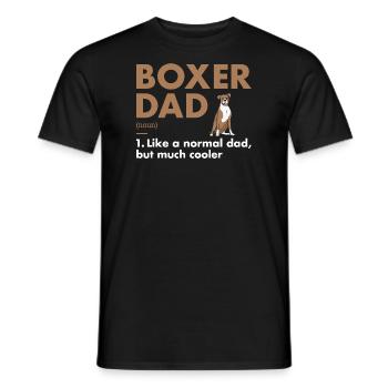 Boxer Dad Definition - Men's T-Shirt - black - Front - AI Model Male 178 light (178cm)