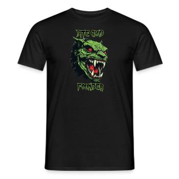 Orc, démon, fondateur du Club - T-shirt homme - noir - Devant - AI Model Male 178 light (178cm)