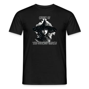 Witch, Queen of the Cobweb Castle - Men's T-Shirt - black - Front - AI Model Male 178 light (178cm)