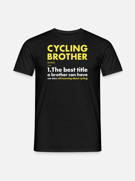 Sport Frère Cyclisme - T-shirt homme - noir