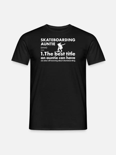 Sport Auntie Skateboarding - Men's T-Shirt - black