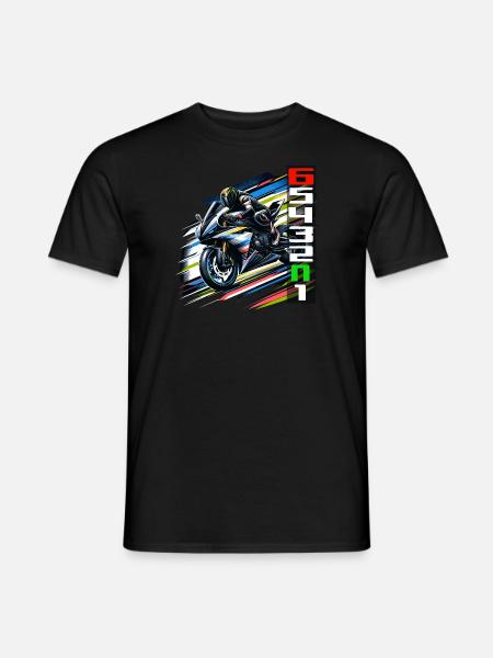 Oneupsixdown R1 - Männer T-Shirt - Schwarz
