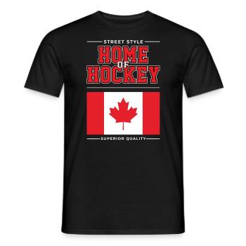 Home of Hockey - Männer T-Shirt - Schwarz - Vorne - AI Model Male 178 light (178cm)