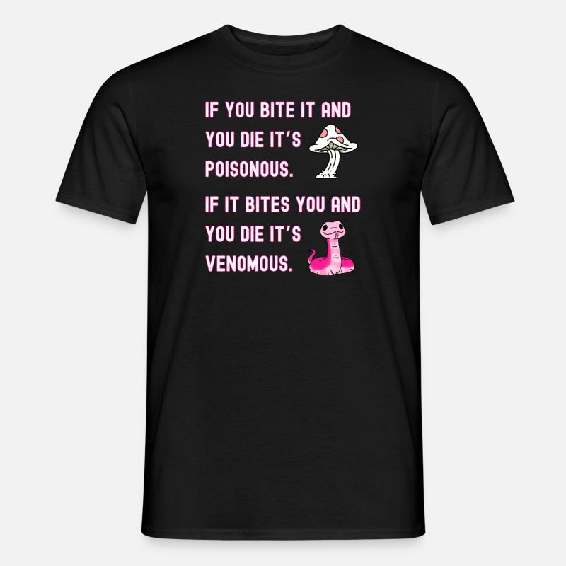 Giftig vs. giftig - Männer T-Shirt - Schwarz