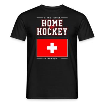 Home of Hockey - Männer T-Shirt - Schwarz - Vorne - AI Model Male 178 light (178cm)
