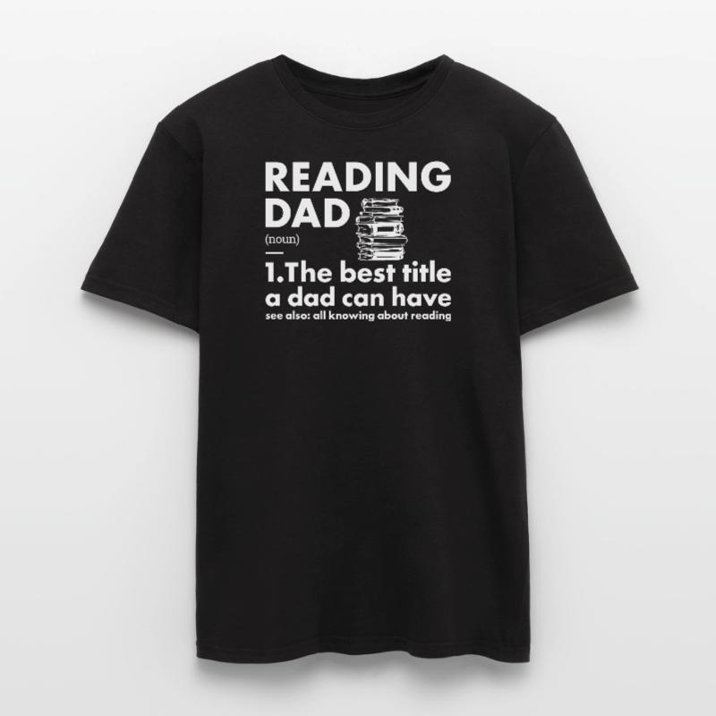 Reader Dad Definition Reading Men’s T-shirt