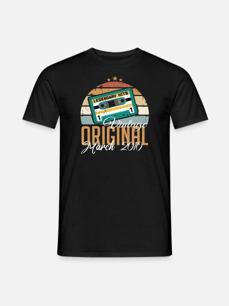 Mars 2010 - Cadeau d’anniversaire - T-shirt homme - noir