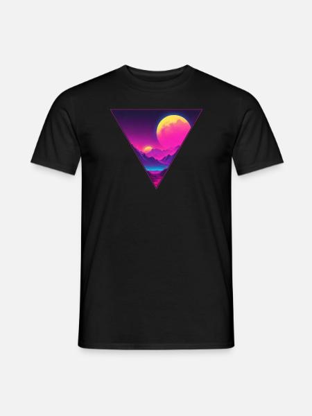 Double Lune - T-shirt homme - noir