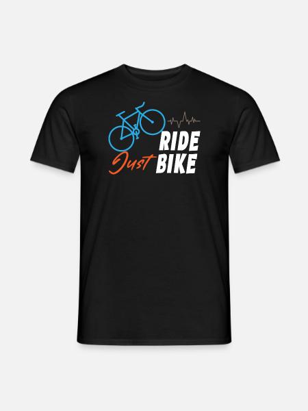 Just Ride Bike - Men's T-Shirt - black