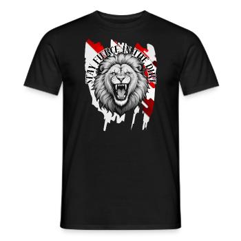Restez féroce dans la terre - T-shirt homme - noir - Devant - AI Model Male 178 light (178cm)