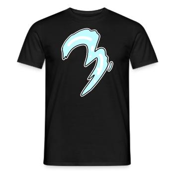 Drei - 3 - Nummer 3 - Zahl 3 - Männer T-Shirt - Schwarz - Vorne - AI Model Male 178 light (178cm)
