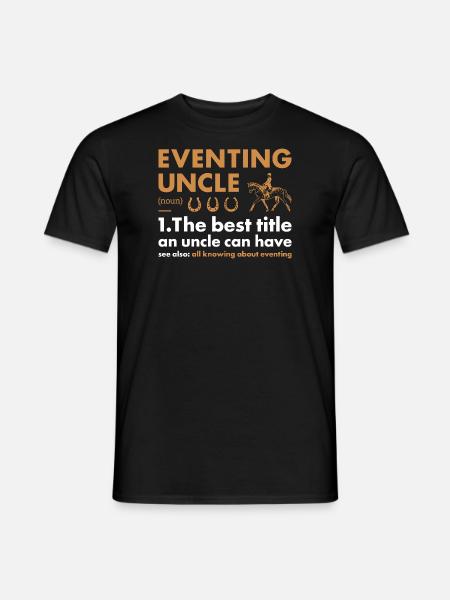 Rider Uncle Definition Eventing - Men's T-Shirt - black