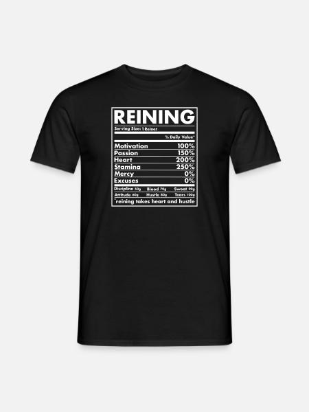 Reiner Nutrition Reining - Men's T-Shirt - black
