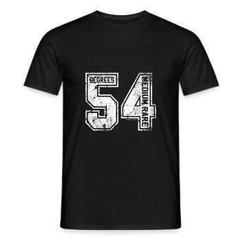 54 Grad Medium Rare Grillspektakel Fleischgericht - Männer T-Shirt - Schwarz - Vorne - AI Model Male 178 light (178cm)