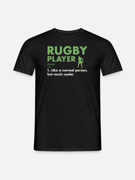 Sport Player Definition Rugby - Men's T-Shirt - black