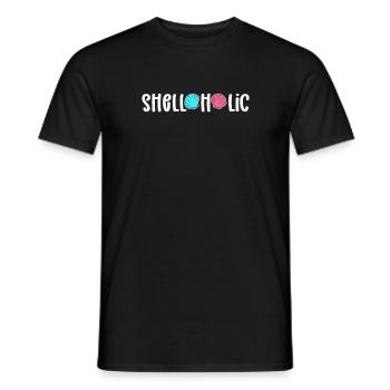 Shelloholic. Strandkämmen Muschelsammeln - Männer T-Shirt - Schwarz - Vorne - AI Model Male 178 light (178cm)