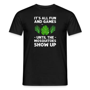 Safari Wildlife Explorer. Safari Familienurlaub - Männer T-Shirt - Schwarz - Vorne - AI Model Male 178 light (178cm)