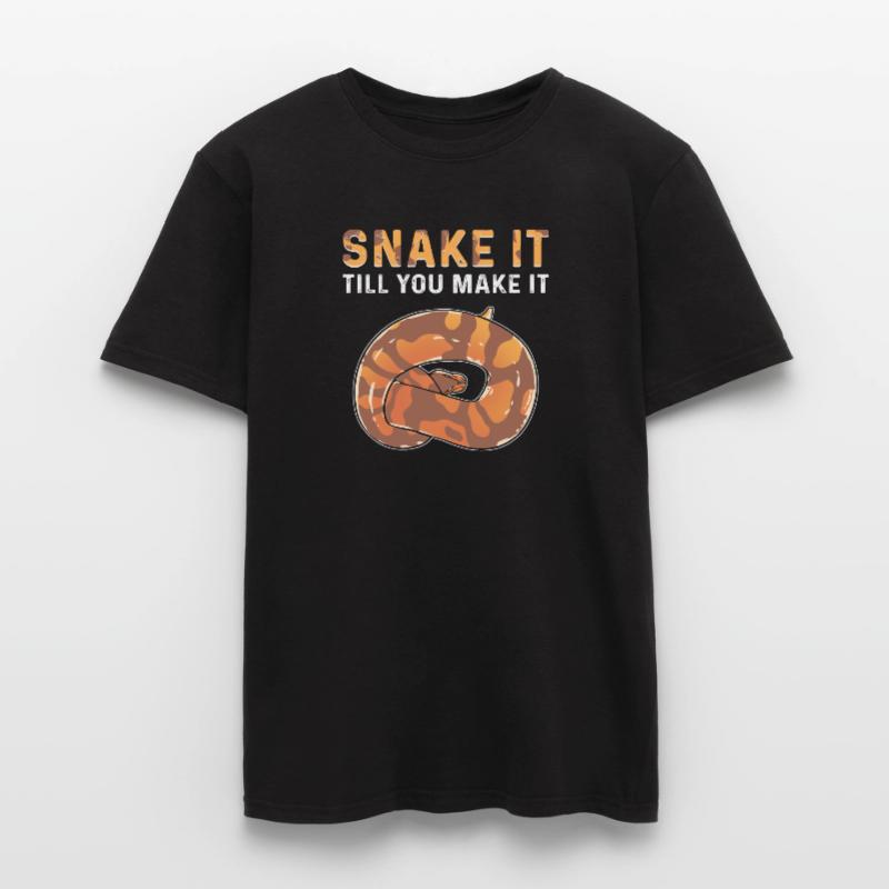 Queue until you make it. Royal Python Men's T-Shirt