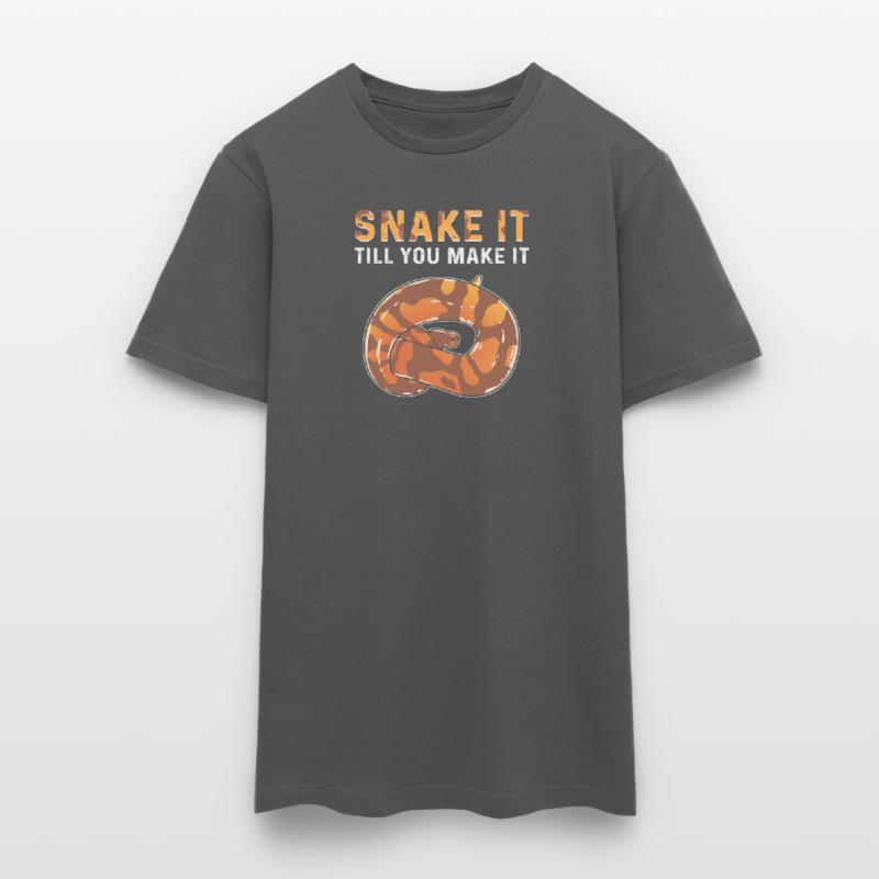 Queue until you make it. Royal Python Men's T-Shirt