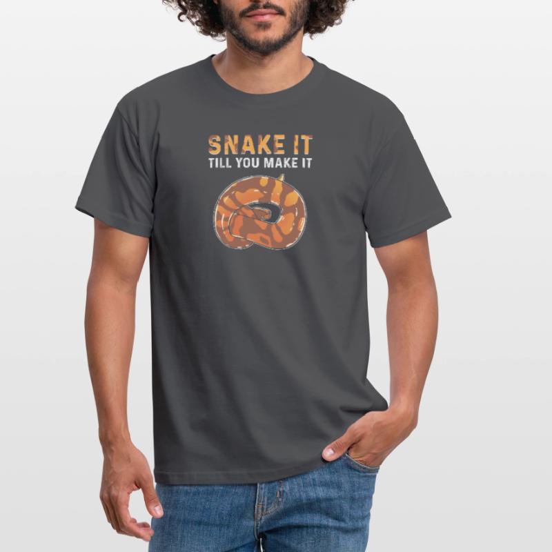 Queue until you make it. Royal Python Men's T-Shirt