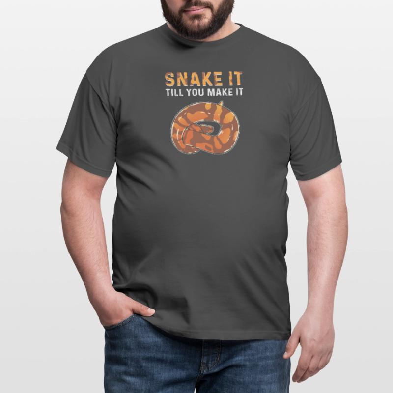 Queue until you make it. Royal Python Men's T-Shirt