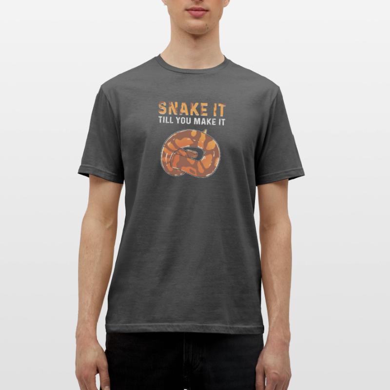Queue until you make it. Royal Python Men's T-Shirt