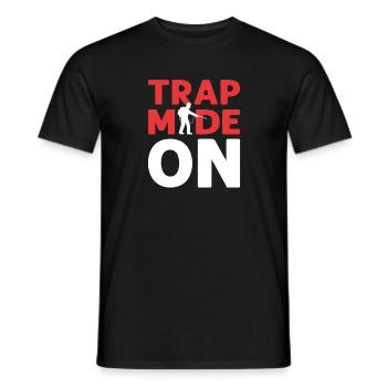 Drop mode. Exterminator. Pest control - Men's T-Shirt - black - Front - AI Model Male 178 light (178cm)