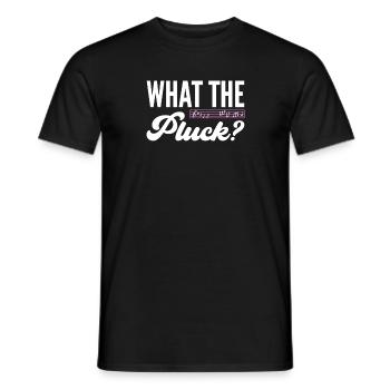 Was Zum Teufel?! Harfenist. Harfenspieler - Männer T-Shirt - Schwarz - Vorne - AI Model Male 178 light (178cm)