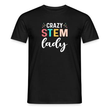 Verrückte Mint-frau. Steminist - Männer T-Shirt - Schwarz - Vorne - AI Model Male 178 light (178cm)