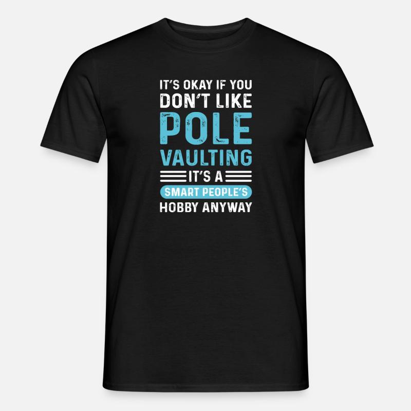 Pole vault. High jump. Pole vault - Men’s T-shirt - black