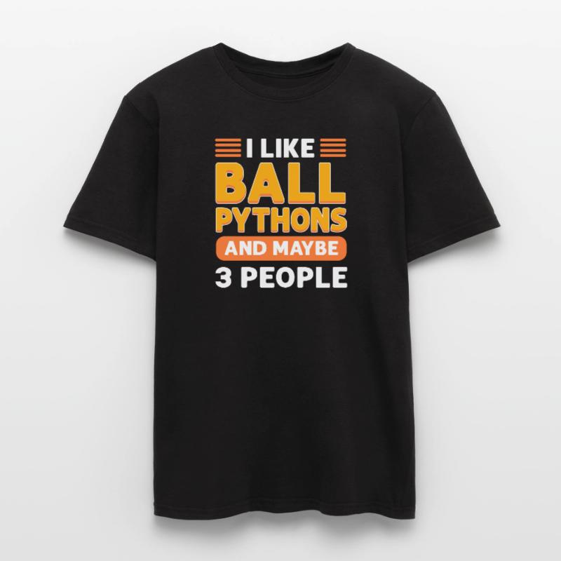 J’aime les pythons boules. Roi python. T-shirt homme