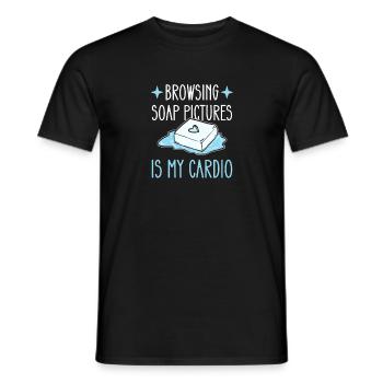 Parcourir Soap Pictures est à moi - T-shirt homme - noir - Devant - AI Model Male 178 light (178cm)