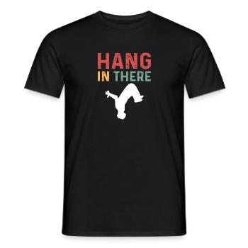 Persévérer. Parcours Freerunning. Parkour - T-shirt homme - noir - Devant - AI Model Male 178 light (178cm)