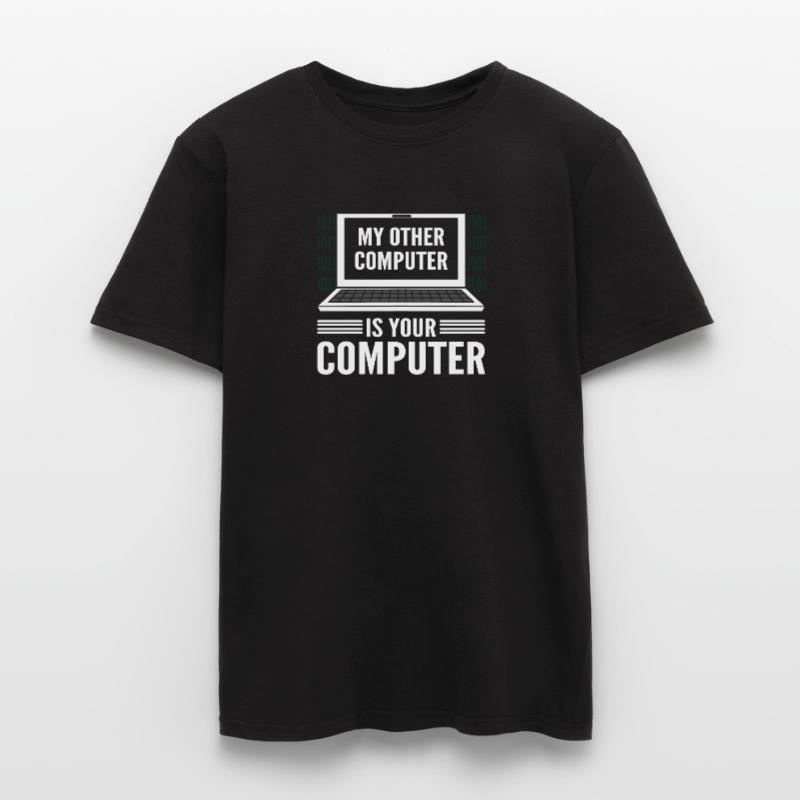 Mein Anderer Computer Ist Ihr Computer. White Hat Männer T-Shirt
