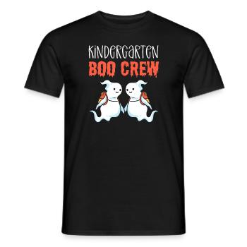 Kindergarten Boo Crew. Kindergartner - Men's T-Shirt - black - Front - AI Model Male 178 light (178cm)