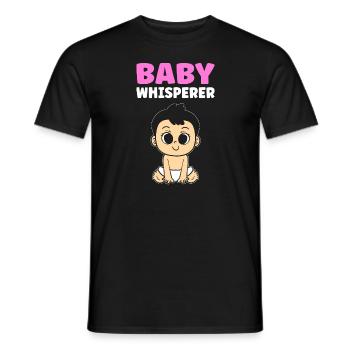 Baby Whisperer. Childminders of the - Men's T-Shirt - black - Front - AI Model Male 178 light (178cm)