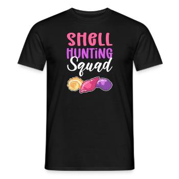 Escouade de chasse à la grenade. Flotsam de cueillette de mollusques et crustacés - T-shirt homme - noir - Devant - AI Model Male 178 light (178cm)