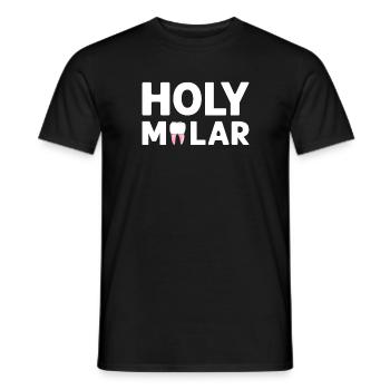 Saint Molar. Orthodontics - Men's T-Shirt - black - Front - AI Model Male 178 light (178cm)