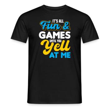 Es Macht Alles Spaß - Männer T-Shirt - Schwarz - Vorne - AI Model Male 178 light (178cm)