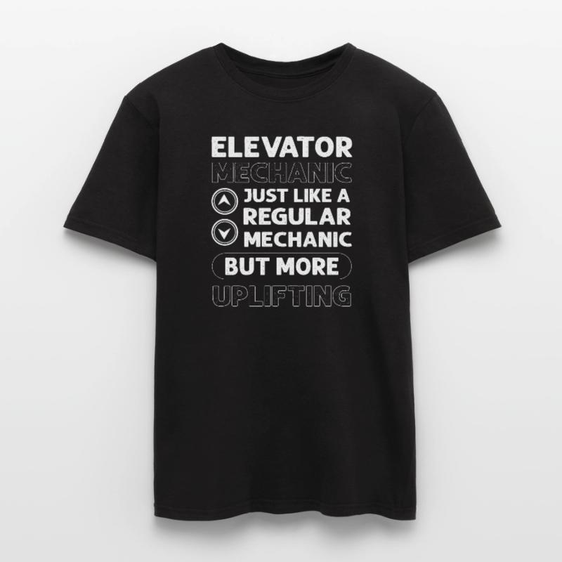 Elevator Technician Elevator Fitter Elevators Men’s T-shirt