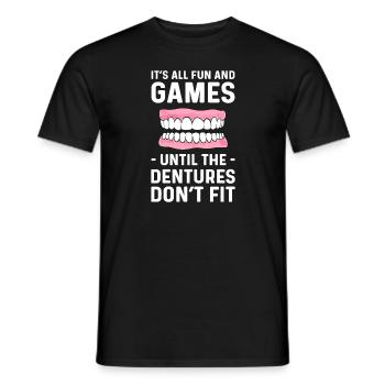 Es Macht Alles Spaß - Männer T-Shirt - Schwarz - Vorne - AI Model Male 178 light (178cm)