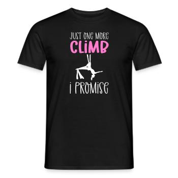 Encore une montée, promis. - T-shirt homme - noir - Devant - AI Model Male 178 light (178cm)