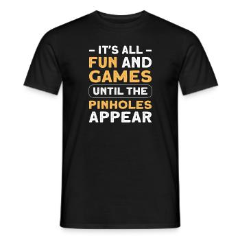 Es Macht Alles Spaß - Männer T-Shirt - Schwarz - Vorne - AI Model Male 178 light (178cm)