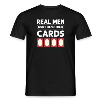 Collector Real Männer Biegen Ihre - Männer T-Shirt - Schwarz - Vorne - AI Model Male 178 light (178cm)